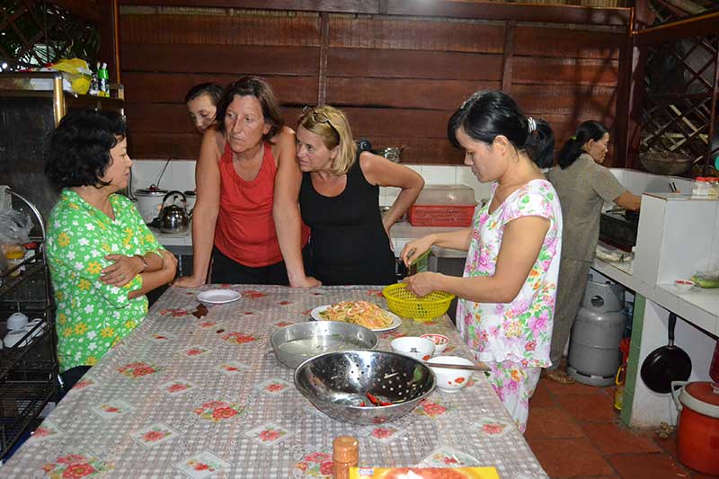 Cooking with locals is an experience not to be missed