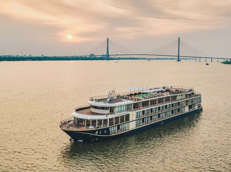 a cruise in the Mekong Delta