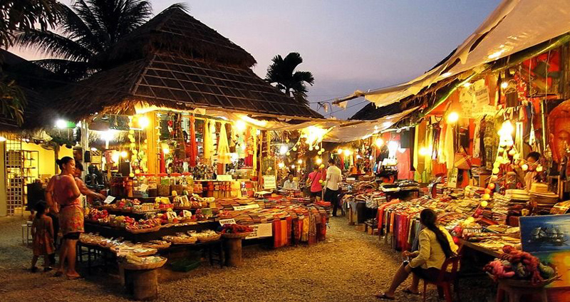 mercado nocturno de angkor