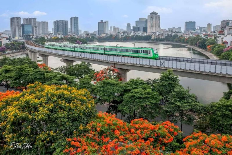 metro hanoi - paisaje