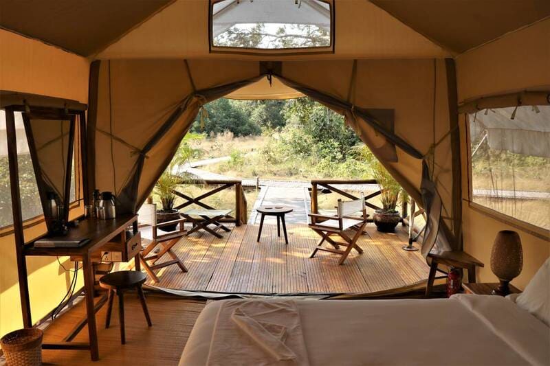 campamento en montañas cardamomo