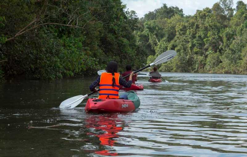 kayak en montañas cardamomo