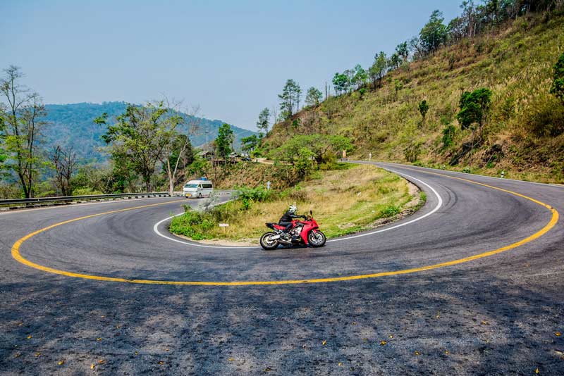 viajar en moto de chiang mai a pai