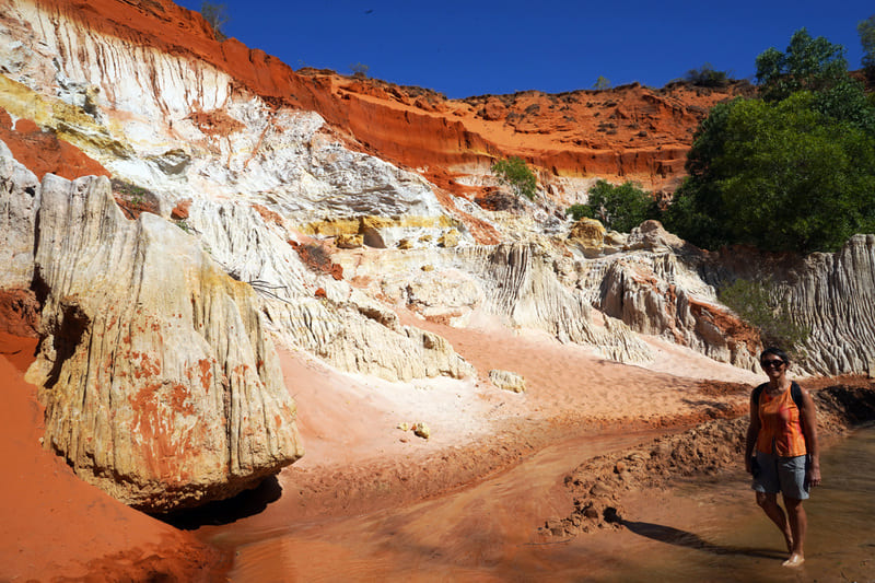 Real image of our traveler at Fairy Creek