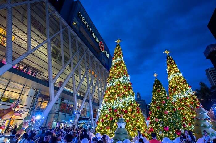 ambiente navidad en tailandia