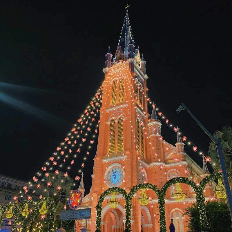 navidad vietnam en ho chi minh