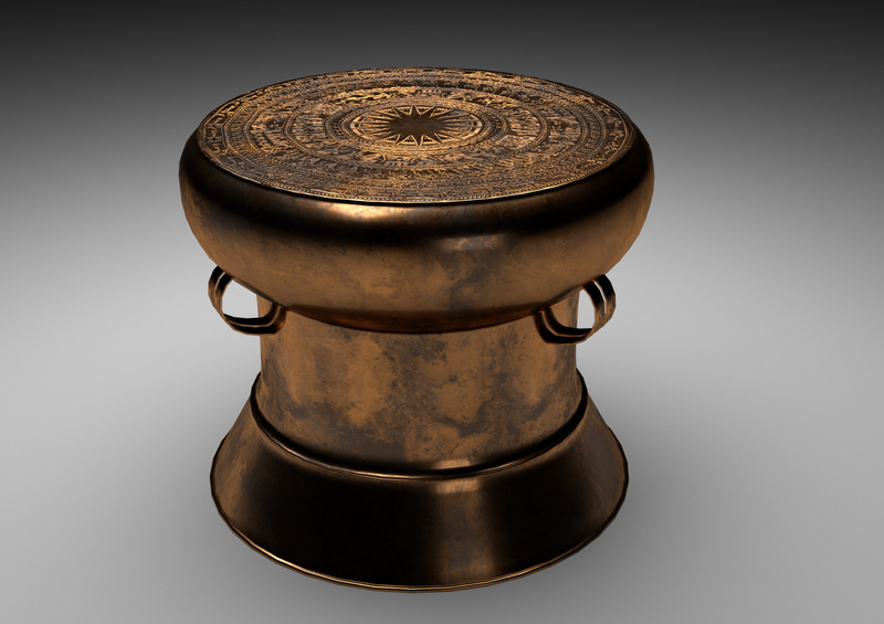 Ngoc Lu bronze drum