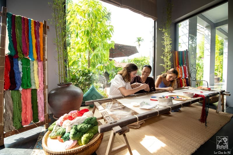 Embroidery Art Experience at Le Clos du Fil Hotel - Ninh Binh