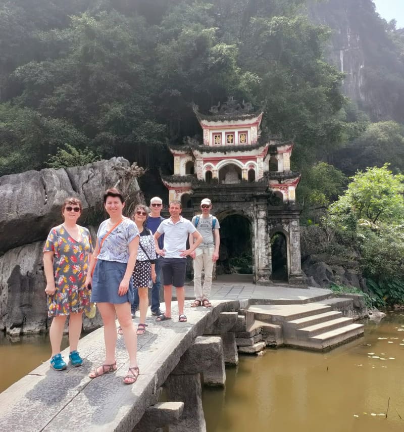 The serene atmosphere of the pagoda, nestled in a calm cave - Our dear travelers