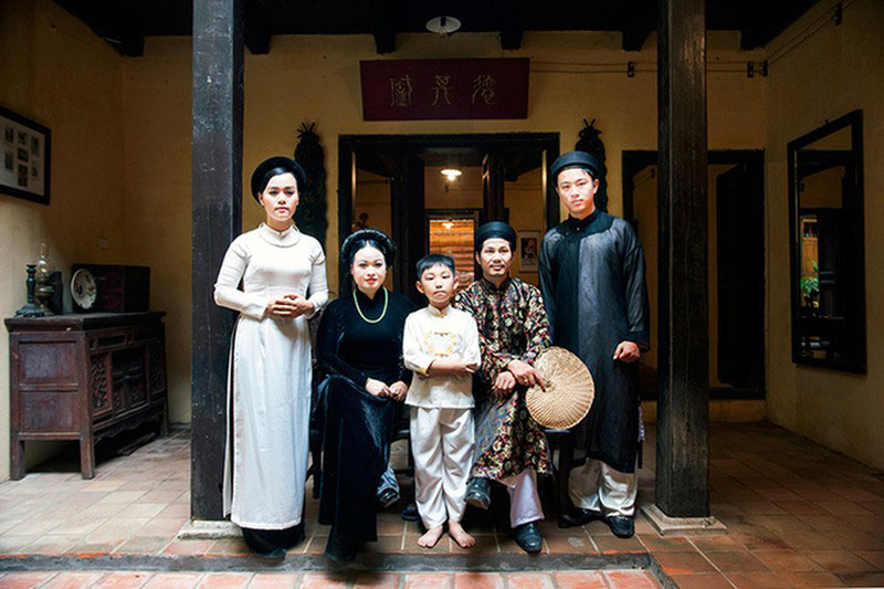 familia tradicional de vietnam