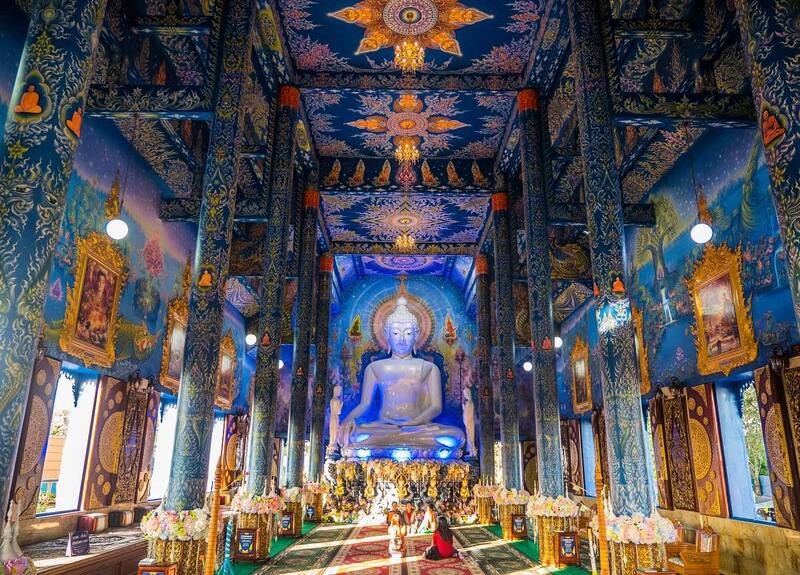 templo azul en chiang mai