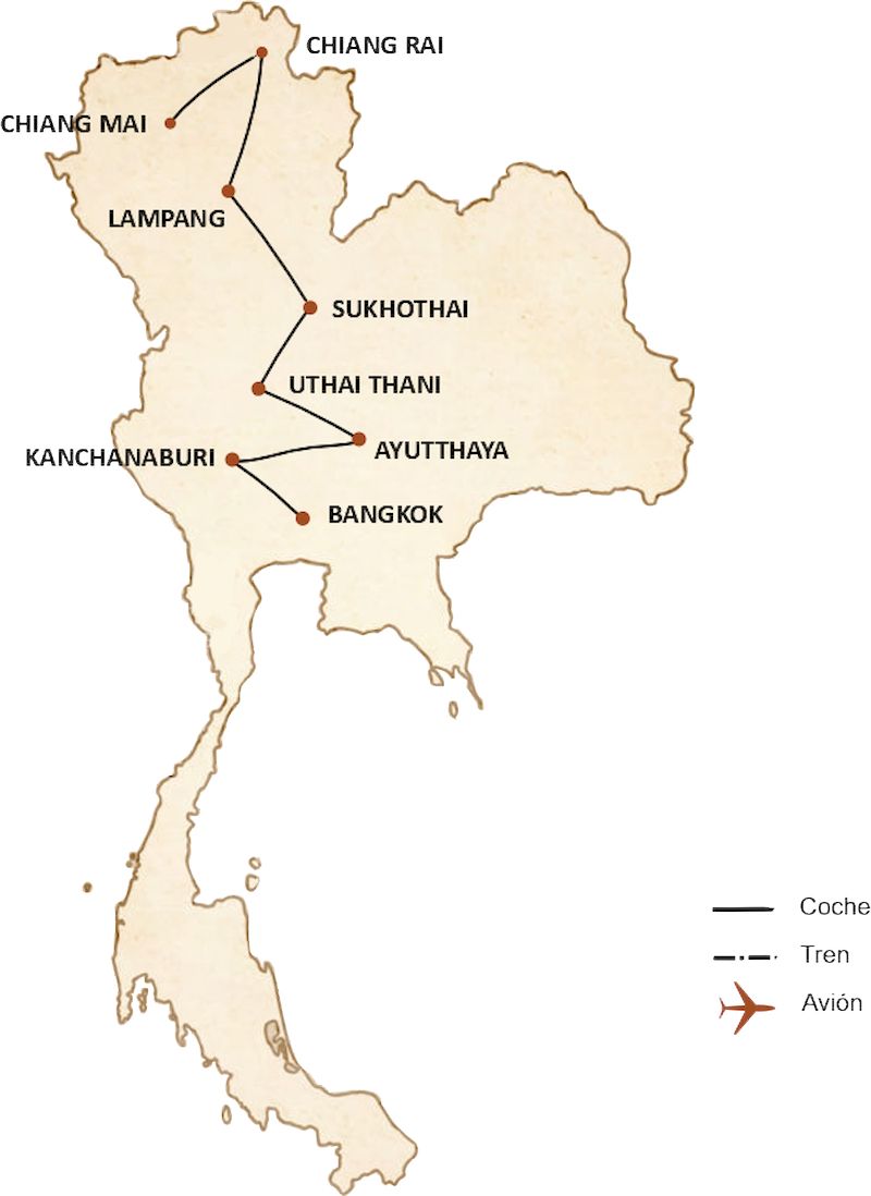 norte tailandia en 15 días