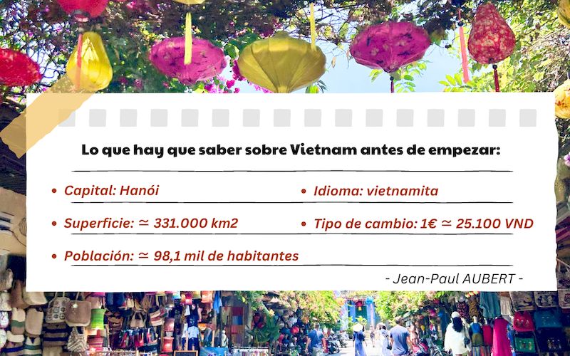 notas al viajar a vietnam 15 dias