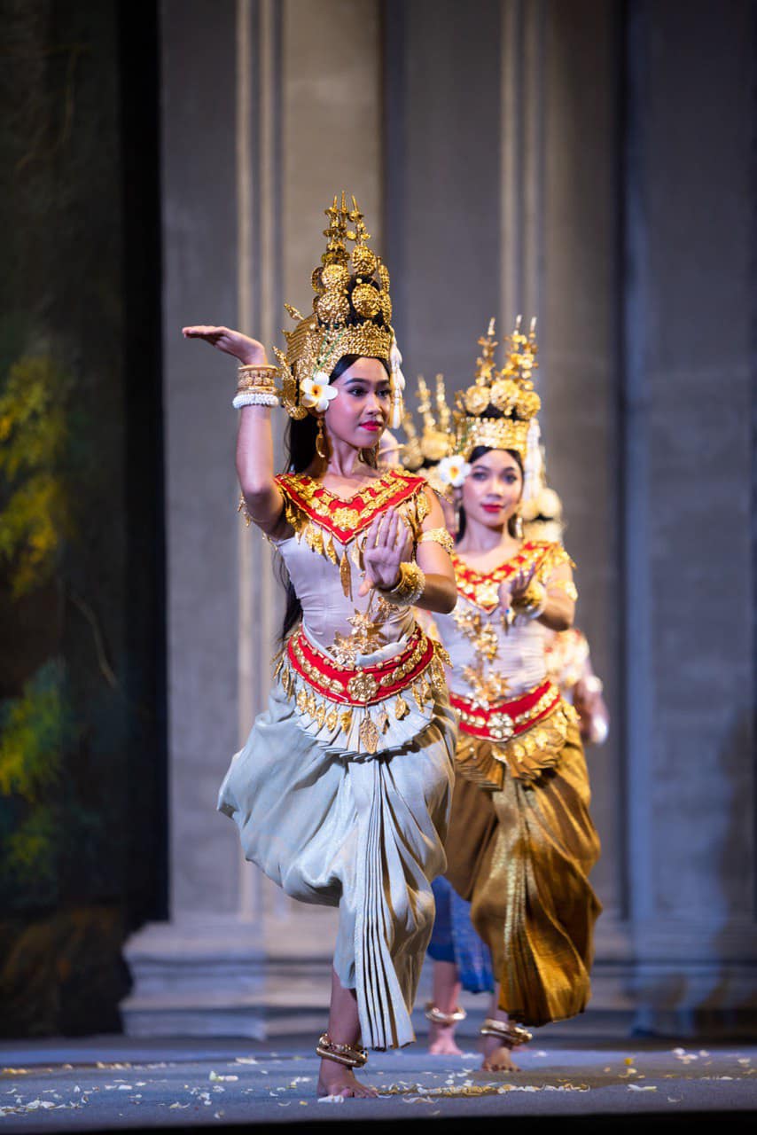 The artists who perform it, usually women, are called Apsara dancers