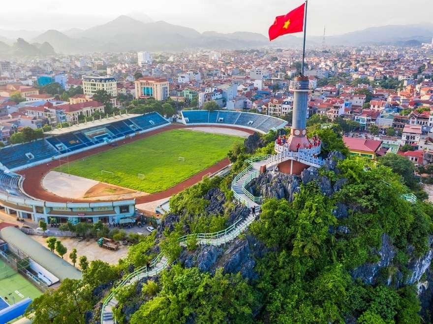 Panoramic view of Lang Son city