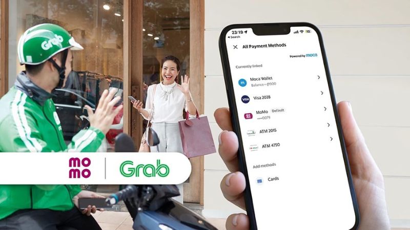 moto taxi en vietnam - pago de grab