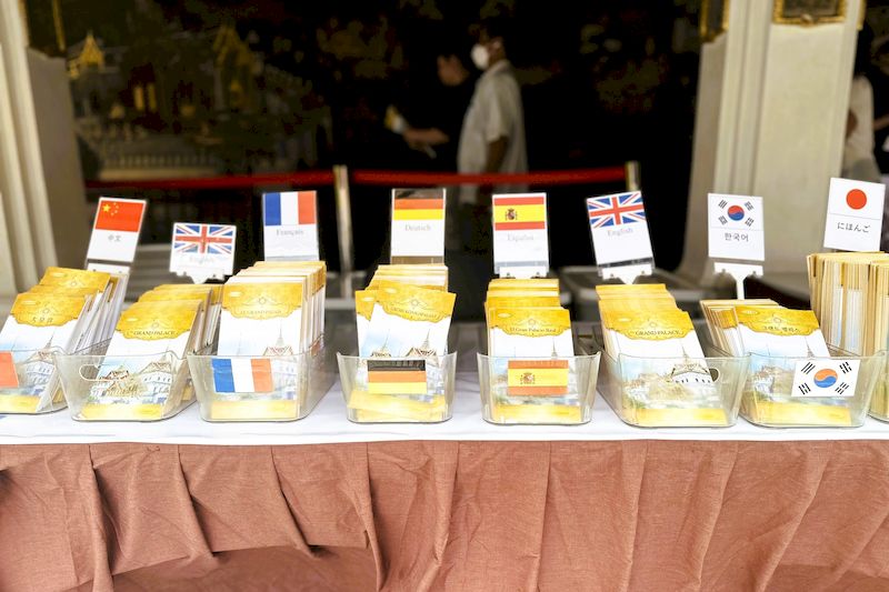gran palacio de bangkok - guia en varios idiomas