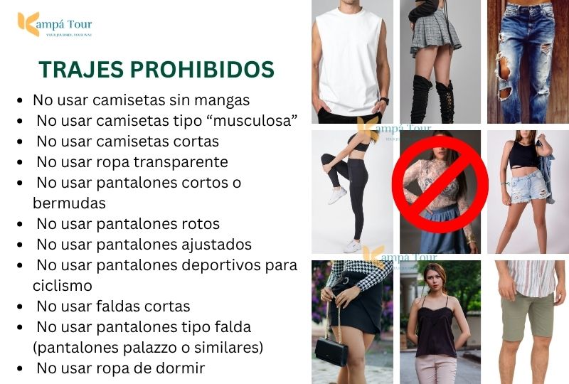 palacio real de bangkok - trajes prohibidos