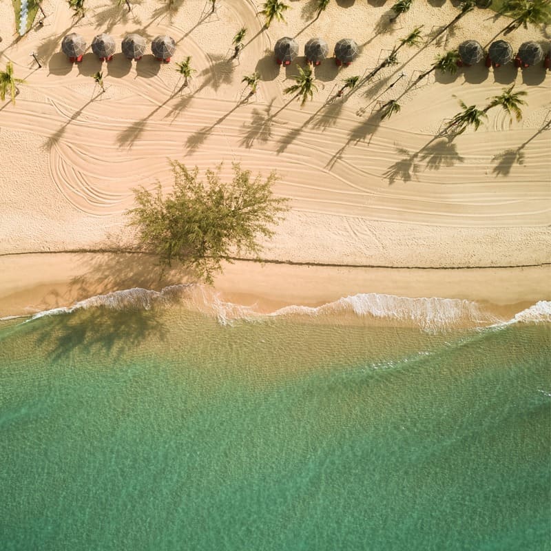 Ong Lang Beach seen from above - Photo: Mövenpick Resort Waverly Phu Quoc