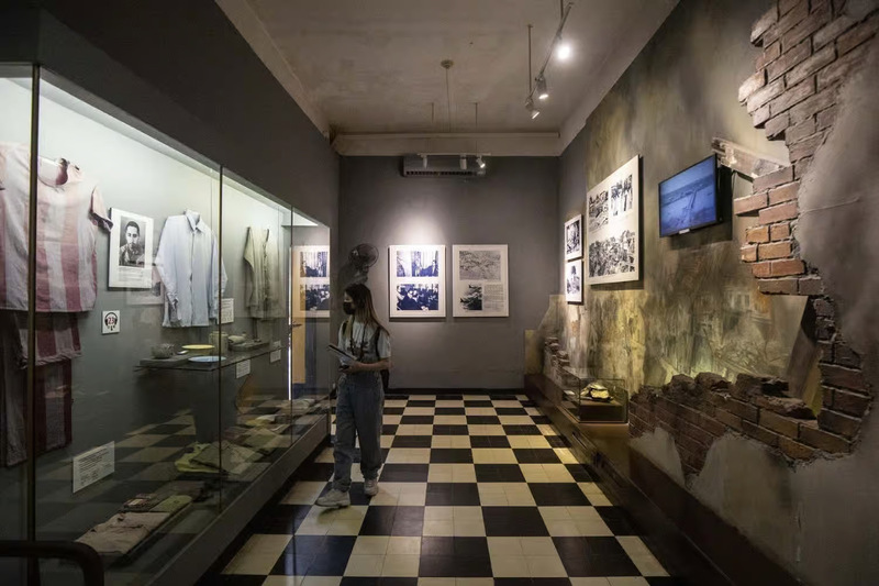 area de exhibicion en prisión hoa lo