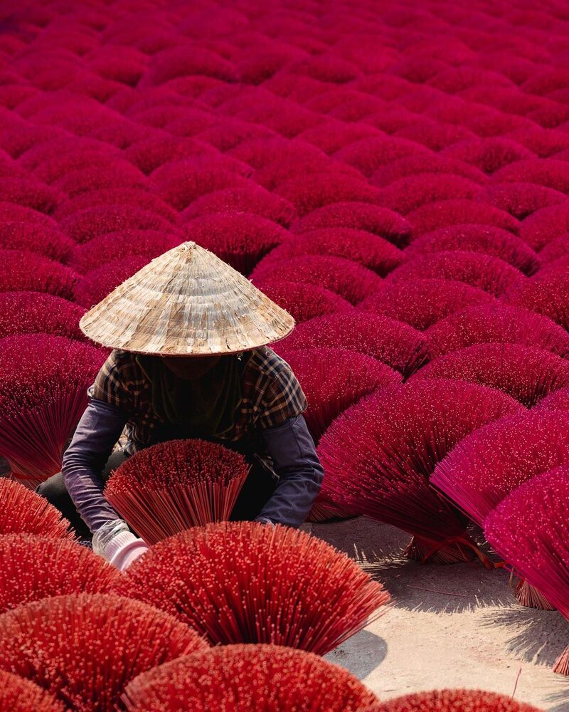 pueblo de incienso Quang Phu Cau