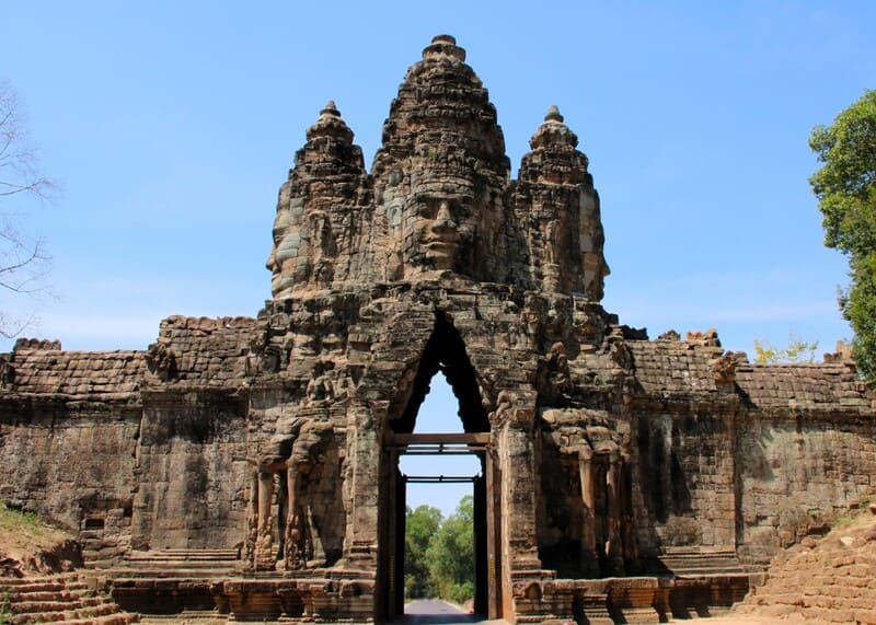 puerta en angkor thom