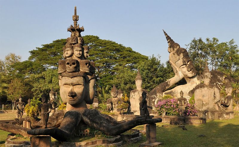 Parque del Buda en vientiane