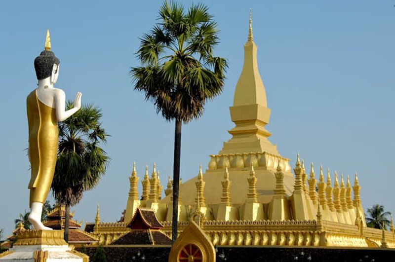 that luang laos en vientiane