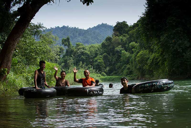 Khao Sok river tubing