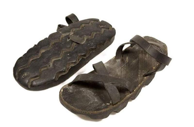 rubber sandals in vietnam war