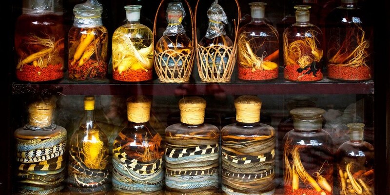 Snake wine tank