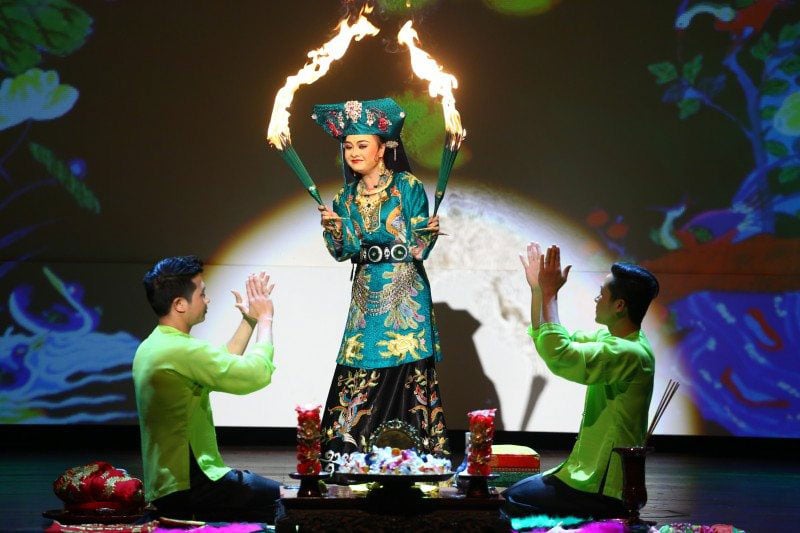 The veneration of the Mother Goddesses is a unique belief of the Vietnamese