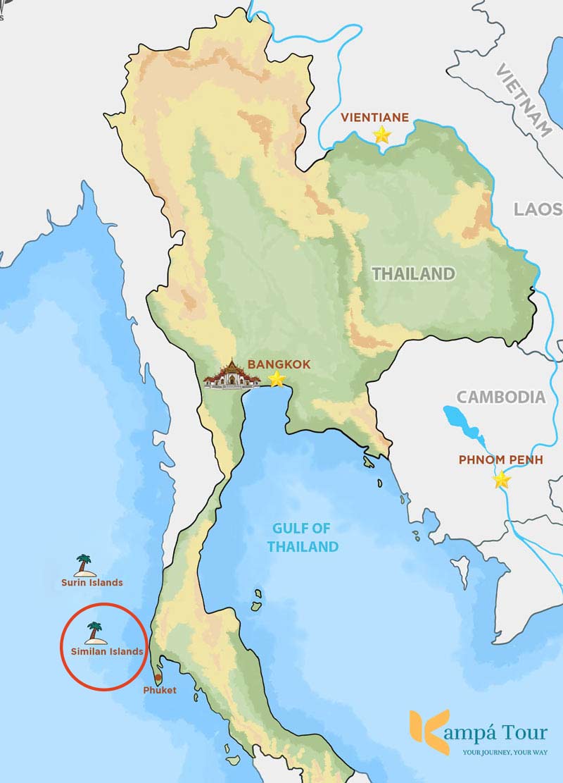 similan islands location