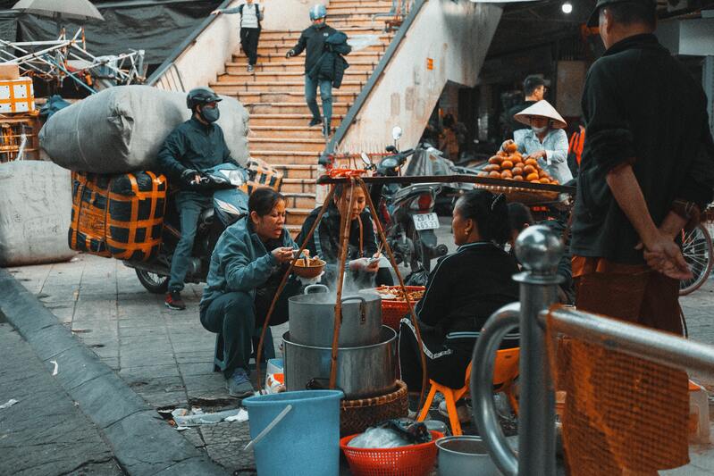 Street food in Vietnam