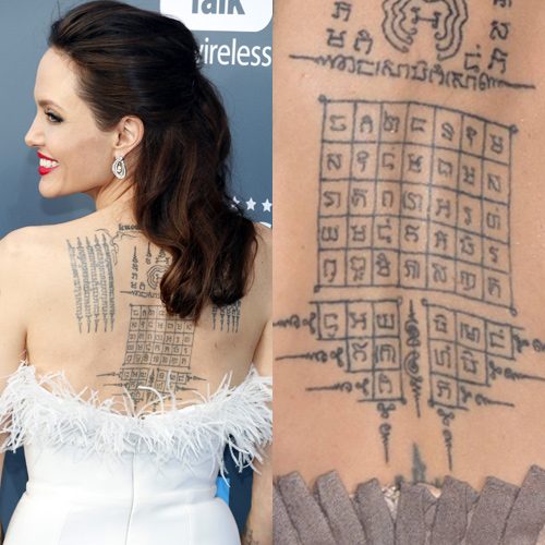 Angelina Jolie added more Sak Yant tattoos years later