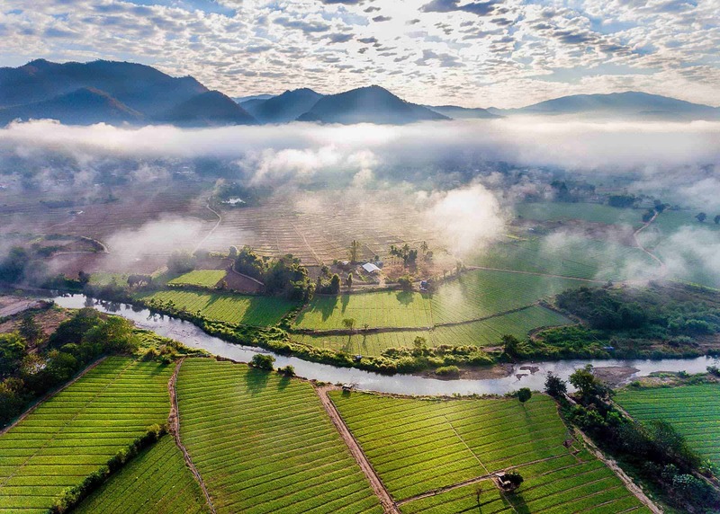 Northern Thailand is distinguished by its mountainous landscapes