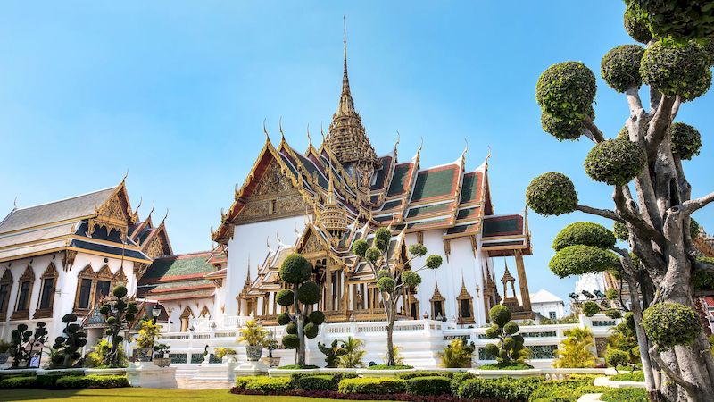 The Grand Palace is an architectural complex that attracts many tourists. Photo: internet