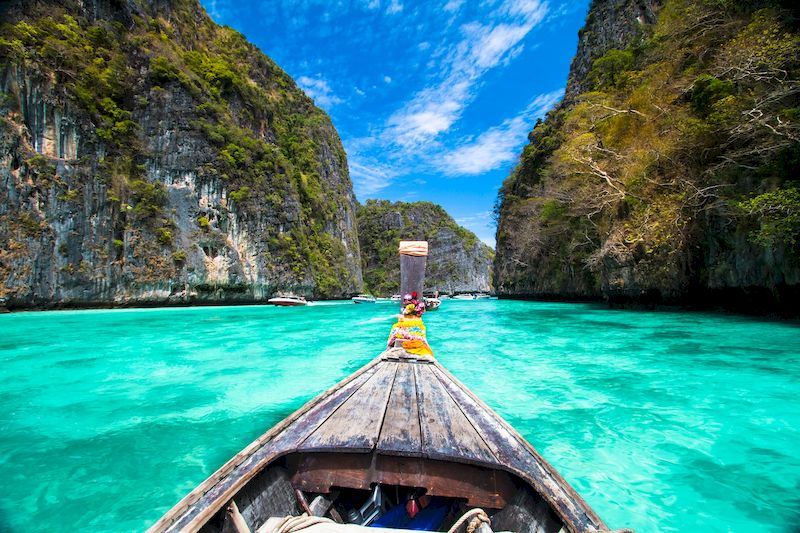 You can go on a beach vacation when you arrive in Thailand in September