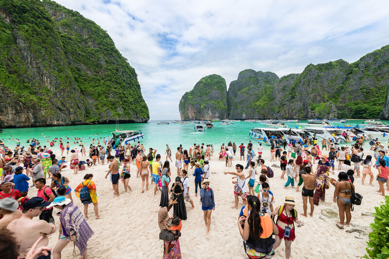 Thailand attracts a large number of tourists