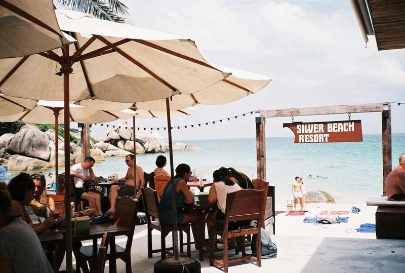 Beach day at Silver beach koh samui