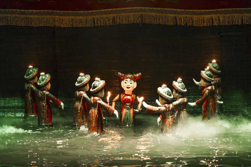 thang long water puppet theatre