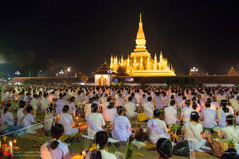 that luang festival laos