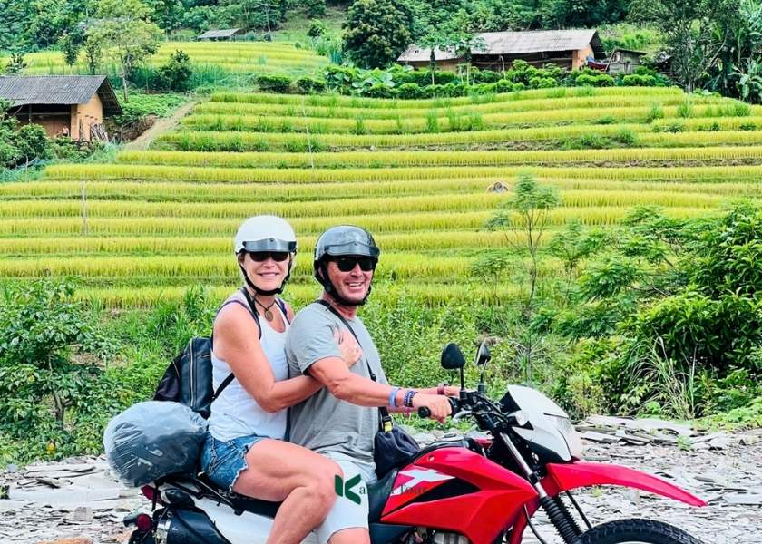 Explore the mountainous regions of Northern Vietnam by motorbike.