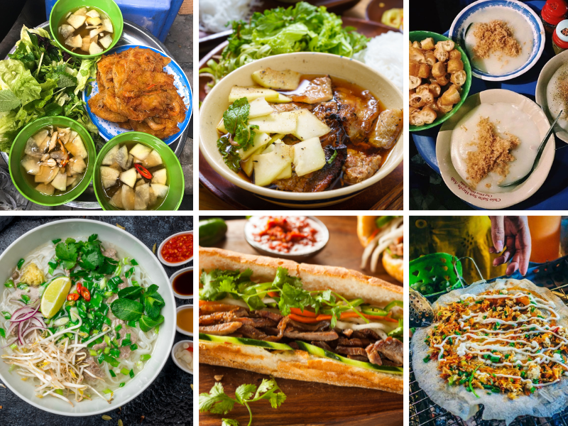 Taste the unique street cuisine of the Vietnamese capital. Photo: internet