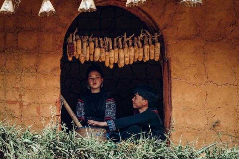 Rammed earth house architecture of Hmong people