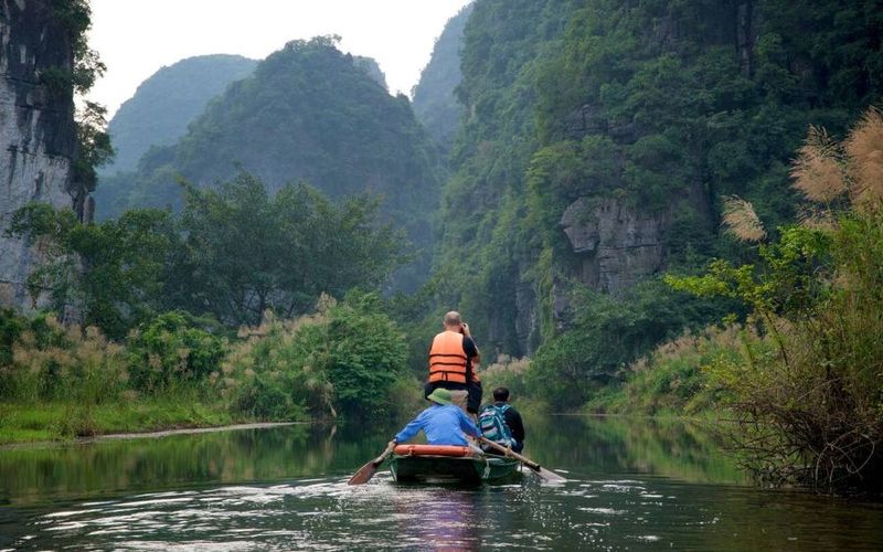 paisaje tranquilo en trang an