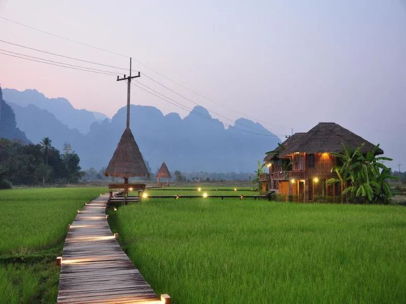 tranquilidad en vang vieng