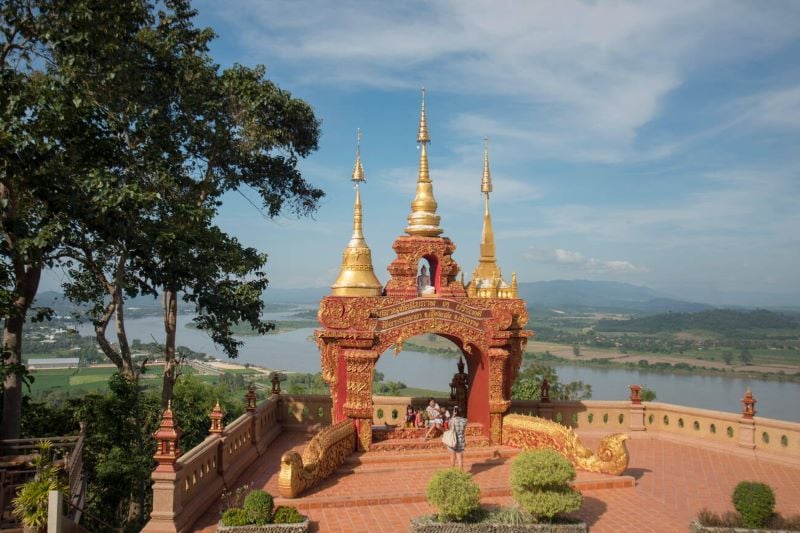 templo en triángulo de oro