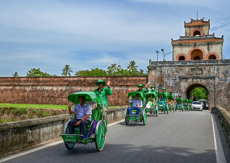 bicitaxi en hue vietnam