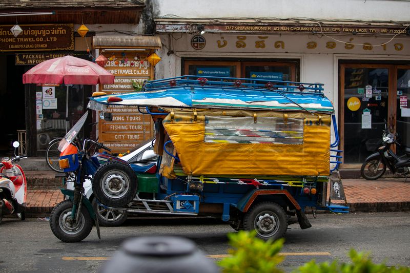 tuk tuk en laos